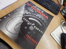 HONDA SERVICE MANUAL 1999 TRX400EX FOURTRAX SEPT 1998