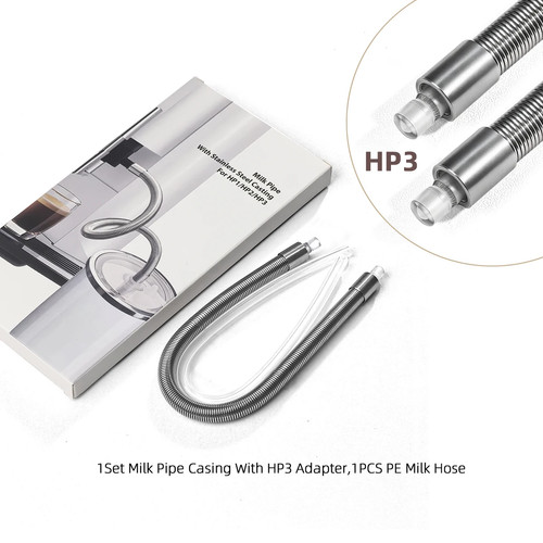 Stainless steel milk tube - stainless,