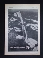 Original 1950 advert gloster - 1950,