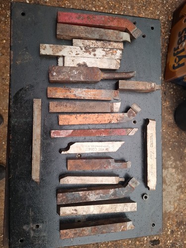 Selection large lathe - of,