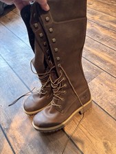 BNWOB Ladies Long Brown Boots, Timberland, Size 6.5W, GS205