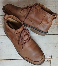 Timberland Tan Leather Earthkeeper Waterproof/Anti-fatigue Boots UK 9.5