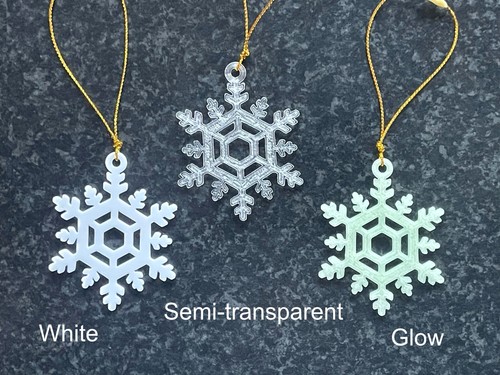 Set snowflake christmas - (6x,