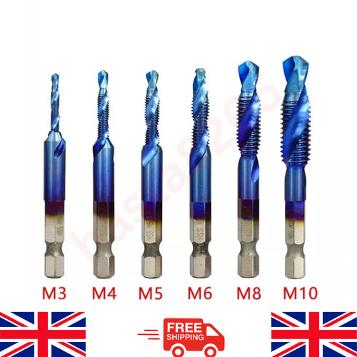 6pcs m10 hex shank titanium - m3-m10,