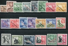 Malta 1948-53 ¼d-10s SG