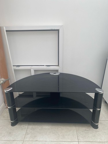 Stylish black glass - stylish, tv
