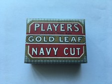 C1930s-40s VINTAGE PLAYER’S GOLD LEAF NAVY CUT 1oz TOBACCO DUMMY PACKET