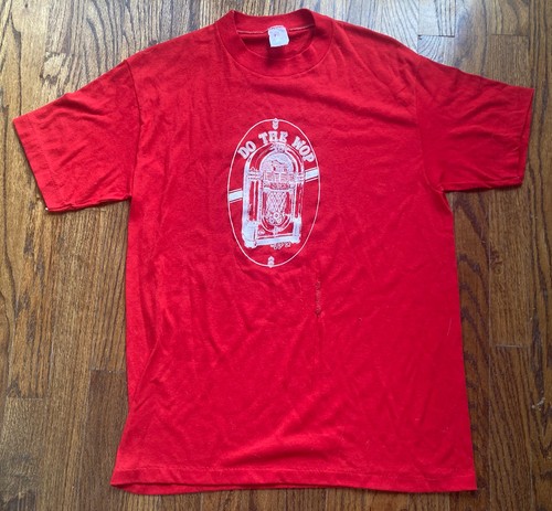 Vtg 80s jukebox shirt - shirt, mens