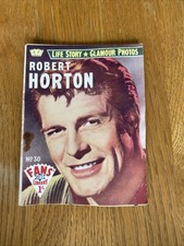 Star Fan Library No.30 Robert Horton (Wagon Train)  - Loose / Damage - 1959