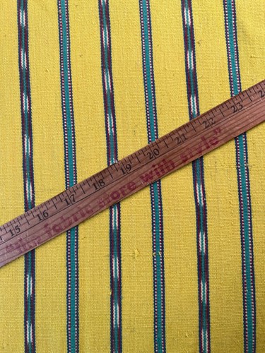 Fabric vintage yellow - yellow, stripe