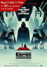 Star Wars The Empire Strikes Back 40th Anniversary 2020 Poster A5 A4 A3 A2 A1