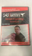 140 Combat Moves 4 x DVD Self Defence Home Study Course HD DVD