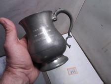 H M S Repulse Pewter Tankard