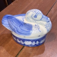 Vintage Blue and White Ceramic