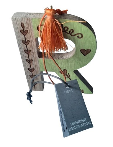 Bnwt next wooden - bnwt, painted