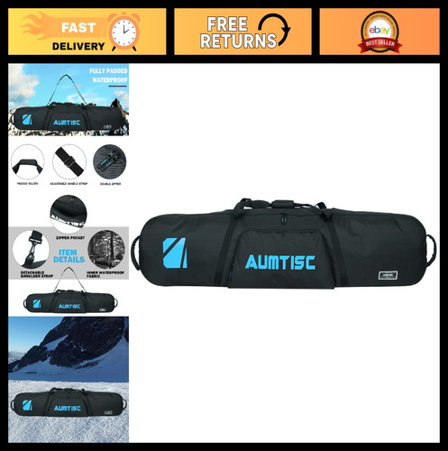 Padded snowboard ski - padded, travel