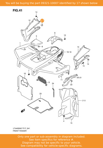 Suzuki cushion 09321 10007 - cushion,, 09321-10007