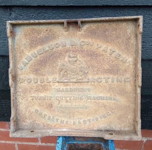 Vintage cast iron machine - vintage,