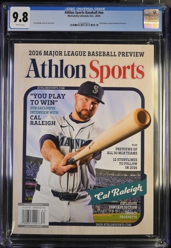 Cal raleigh rare athlon - raleigh, mlb