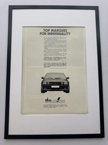 Framed mounted 1989 e34 - 1989,