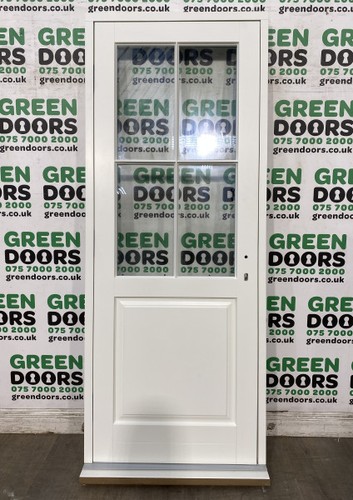 Timber back door wooden - back,