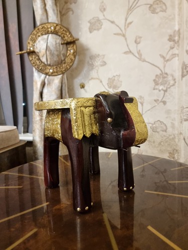 Hand carved wooden - hand-carved, elephant