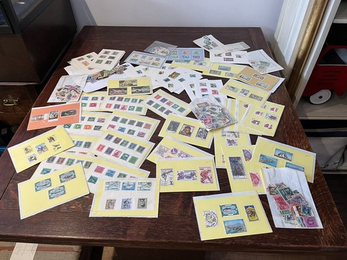 Stamp collection - stamp,
