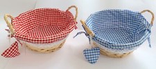 Bread Willow Basket Gingham