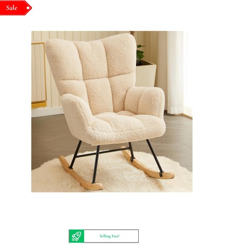 Upholstered rocking chair - upholstered,