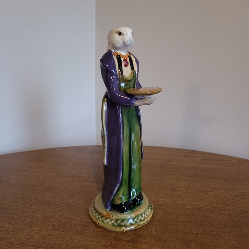 Vintage porcelain white rabbit - vintage,