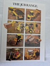 The JCB RANGE Sales Brochure April 1990