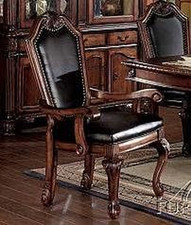 Stylish Black Leather Armchair