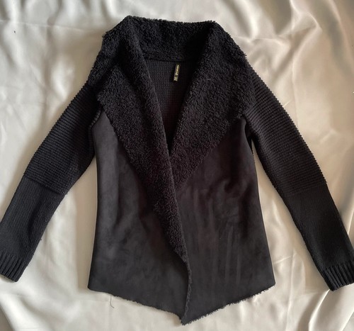 Stradivarius black faux suede - stradivarius,