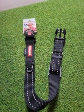 EZYDOG Super Strong Double Up Dog Collar Medium Black 