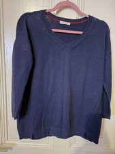 White stuff Top Navy size 14