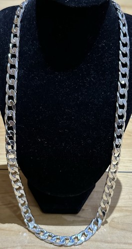 Solid sterling silver curb - sterling,