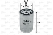 587725 FUEL FILTER VALEO