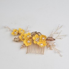 NEW Women's Hair Accessories, Bridal Headpiece With Flower Inserts And Pearls