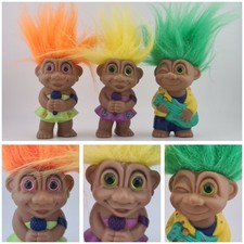 Vintage Music Band Troll Doll Vinyl Figure Toy Bundle Lot Set Collectable RARE