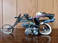 Rare Enesco Speed Freaks Terry Ross Motorcycle   Russell Sculpture 