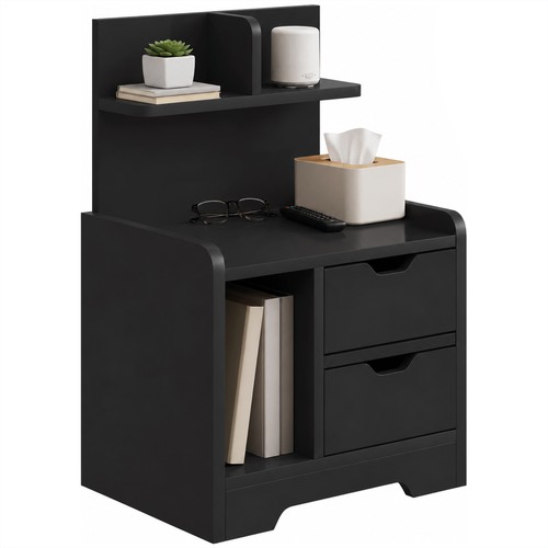 Homcom modern bedside table - homcom,