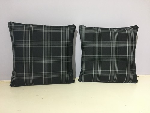 Grey gti tartan pillow - vw,