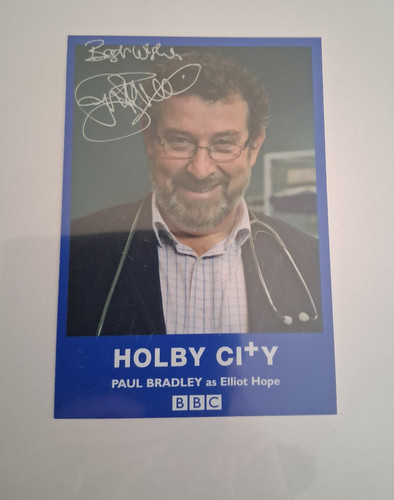 Paul bradley signed - paul, holby