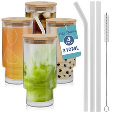 HEFTMAN Ribbed Glasses 310ml 4