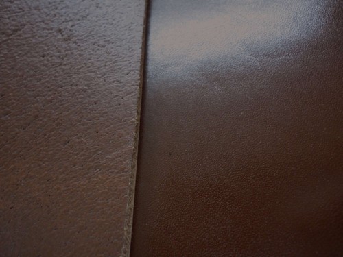 Dark brown smooth veg - smooth, tanned