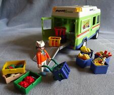 Playmobil Supermarket Grocery Delivery Van 3204 + Original Driver Complete VGC