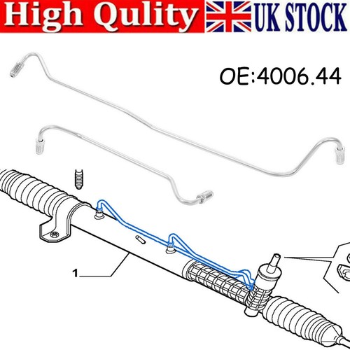 2pcs power steering rack pipes - power,