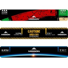 Mission Darts Oche Throwline – Professional Adhesive Toeline – Durable Vinyl