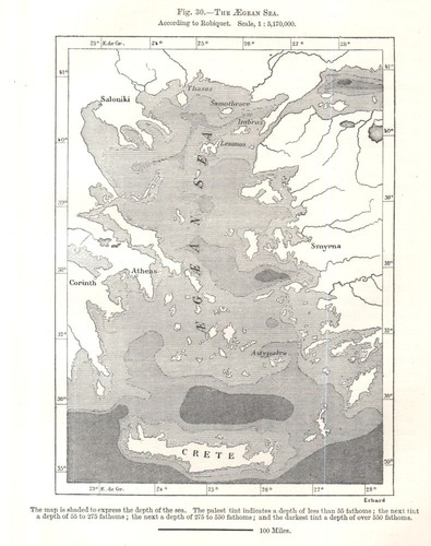 The aegean sea according - aegean, to