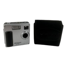 Vintage Polaroid PDC 3030 3.2 MP Square Silver Black Digital Camera| Used